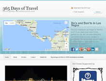 Tablet Screenshot of 365.travel